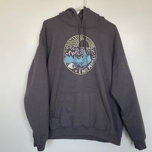 I Hate People hooded sweatshirt - size XL